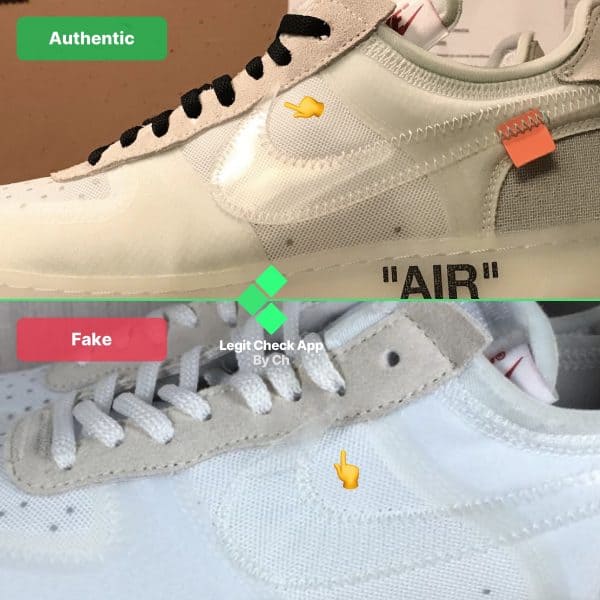 How To Spot Fake Off-White Air Force 1 (2024) - Legit Check By Ch