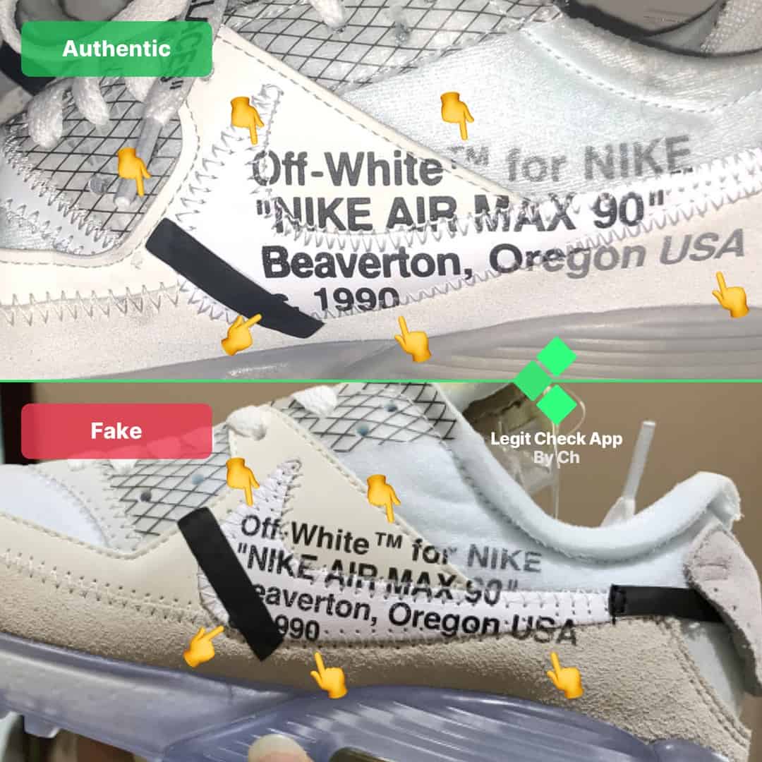 nike air max 90 x off white legit check