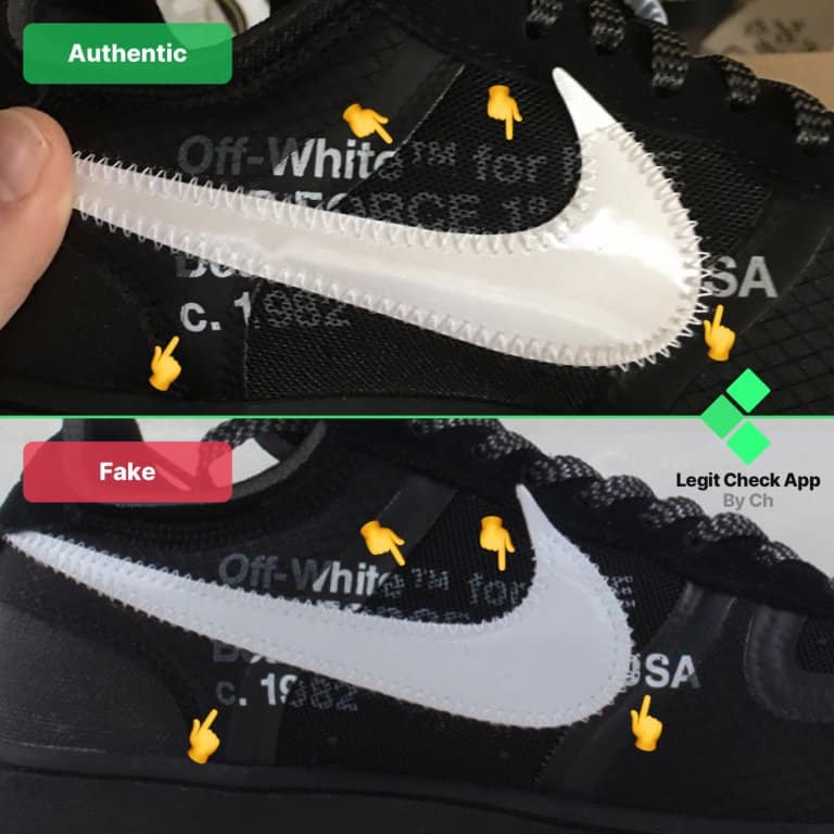 How To Spot Fake Off-White Air Force 1 Black (2024)