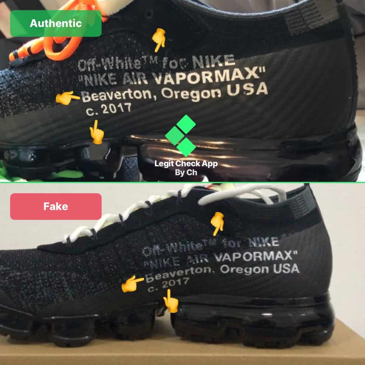 Fake Vs Real Off-White Vapormax Guide 