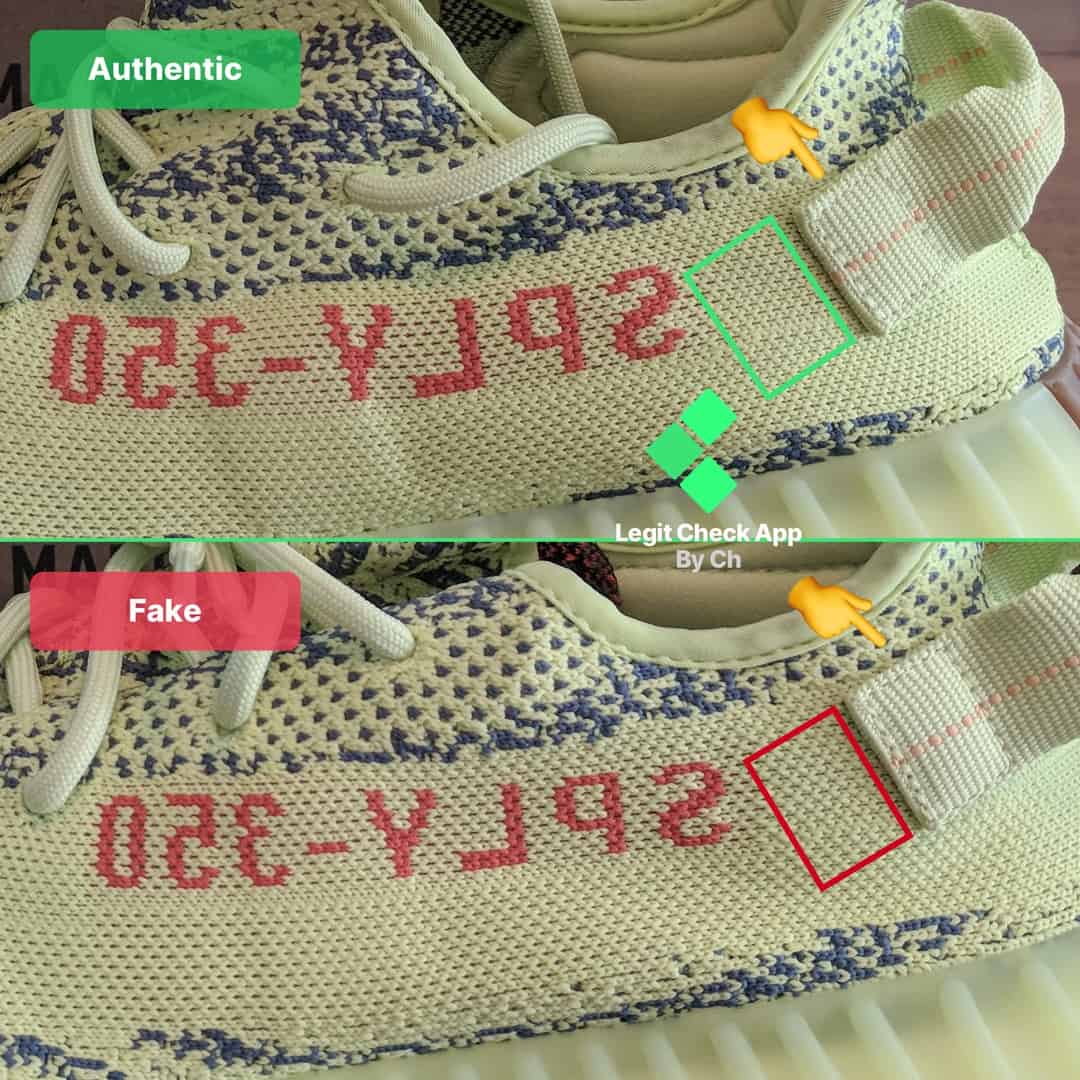 yeezy semi frozen yellow real vs fake