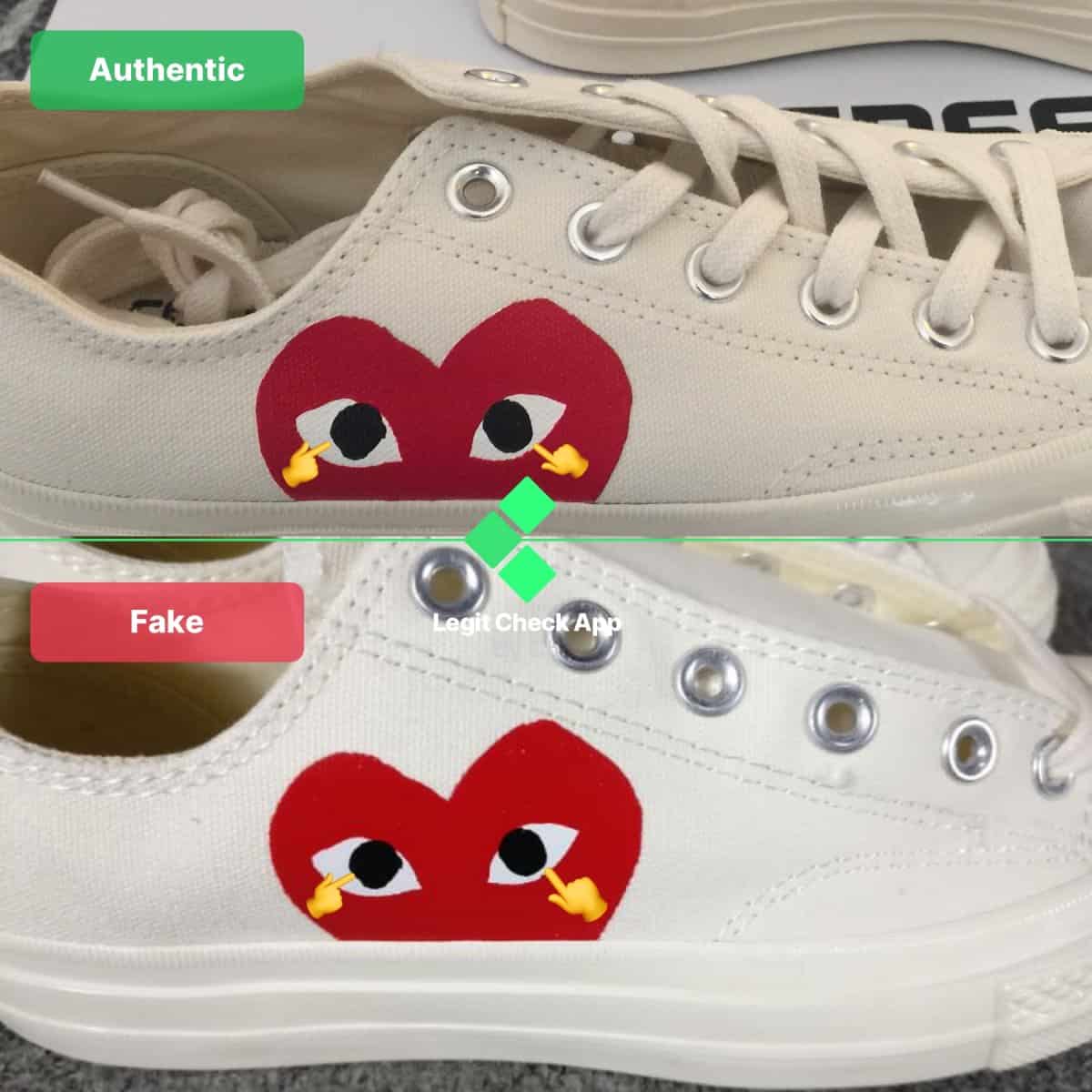 How To Spot Fake Comme Des Garcons CDG 