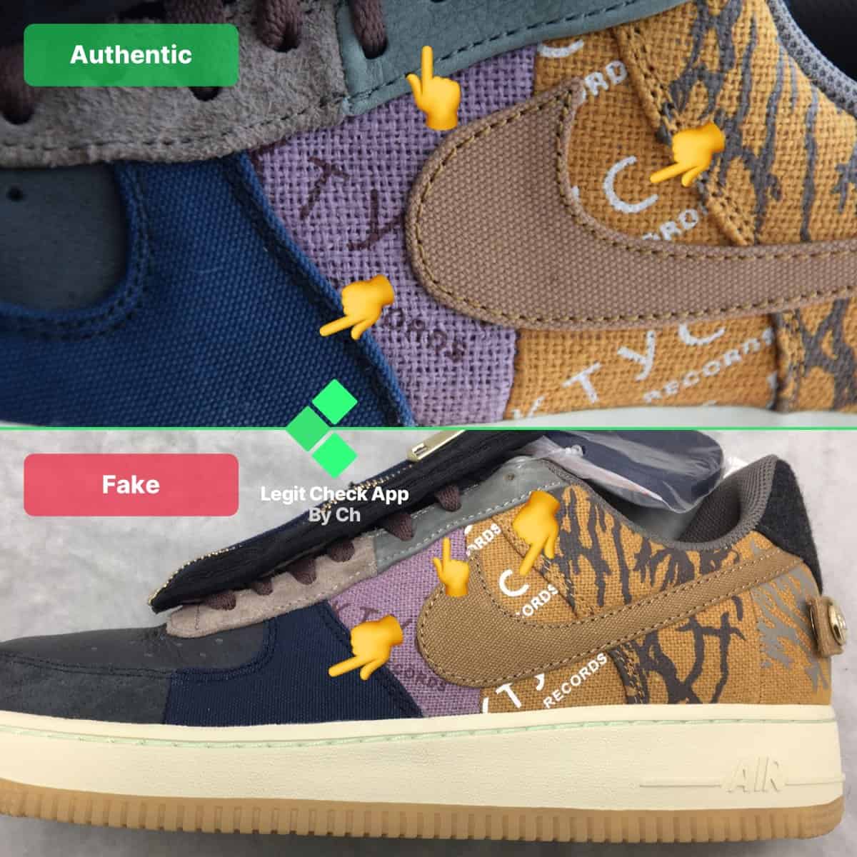 How To Spot Fake Air Force 1 Cactus 