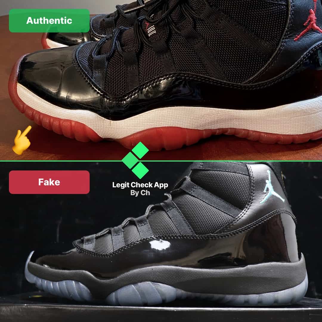 how to legit check jordan 11 space jam