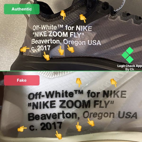 Nike Zoom Fly x Off-White Legit Check: Fake Vs Real