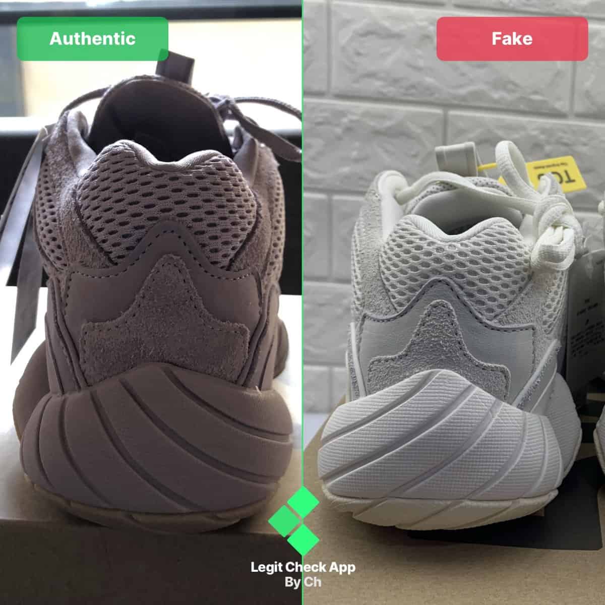 how can you spot fake yeezy 500