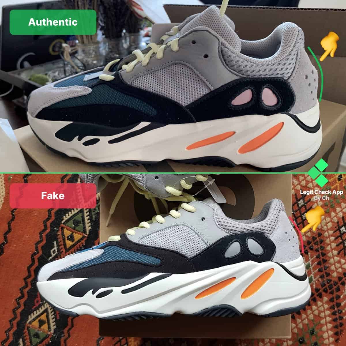 Evaporate progressive Sinis How To Spot Fake Yeezy Boost 700 Wave Runner - Legit Check By Ch