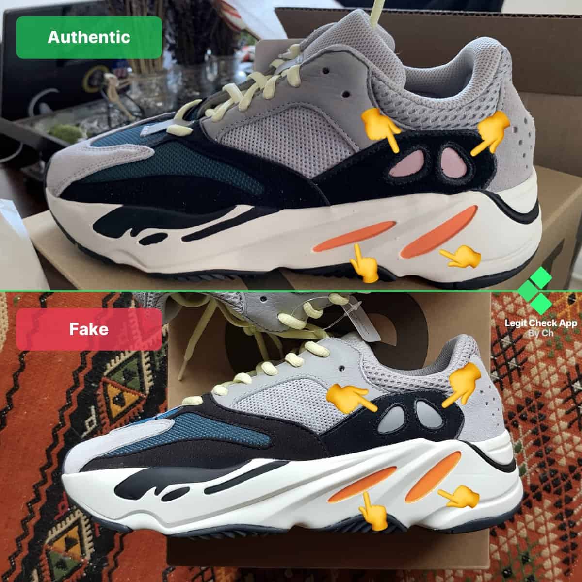 How To Spot Fake Yeezy 700 Wave Runner (2024) - Legit Check By Ch