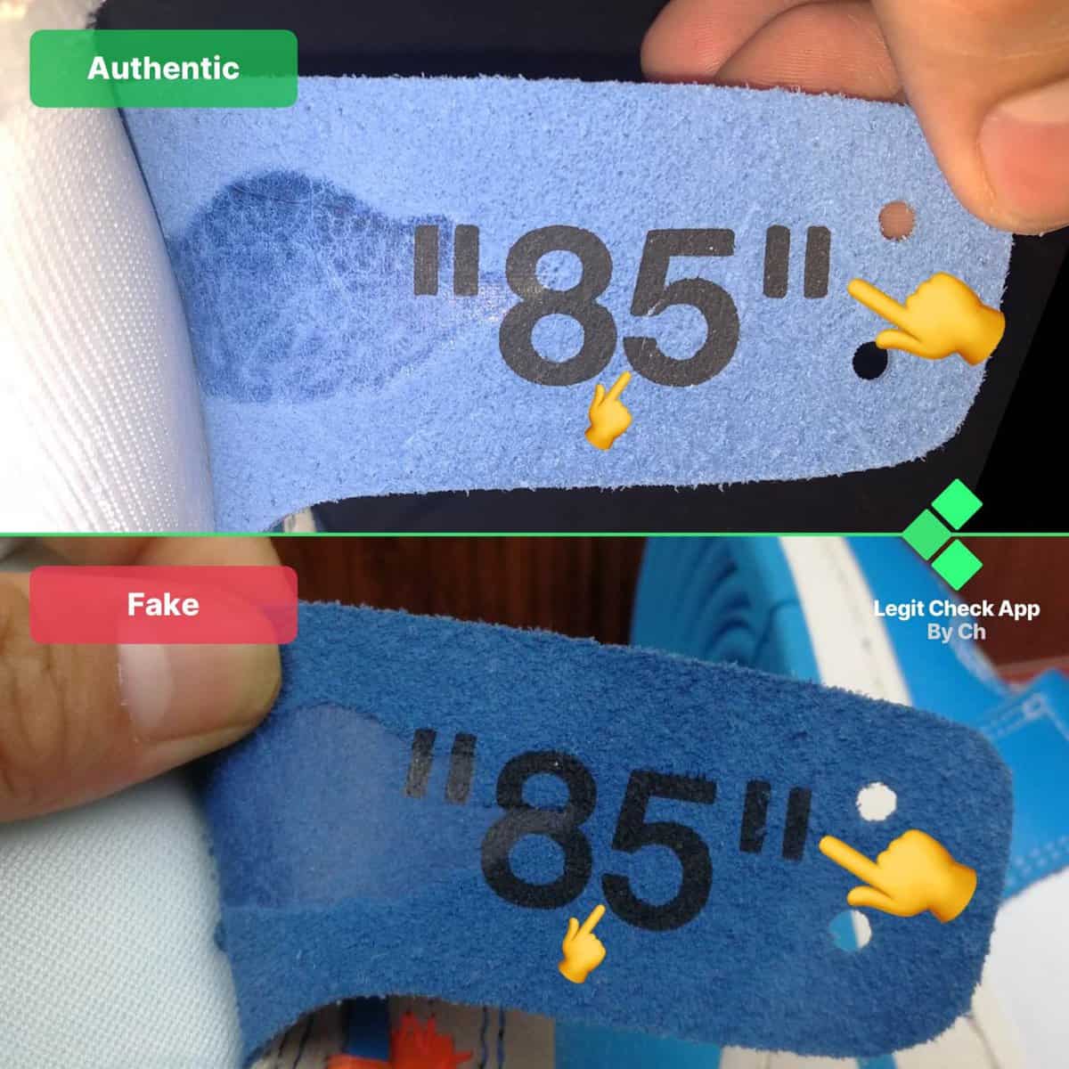 off white jordan 1 unc legit check