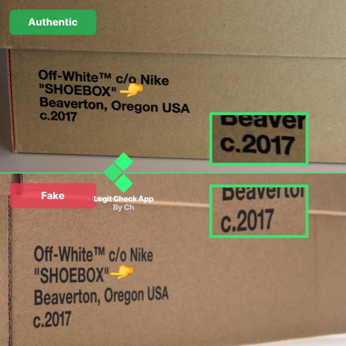 how to spot fake off white presto box