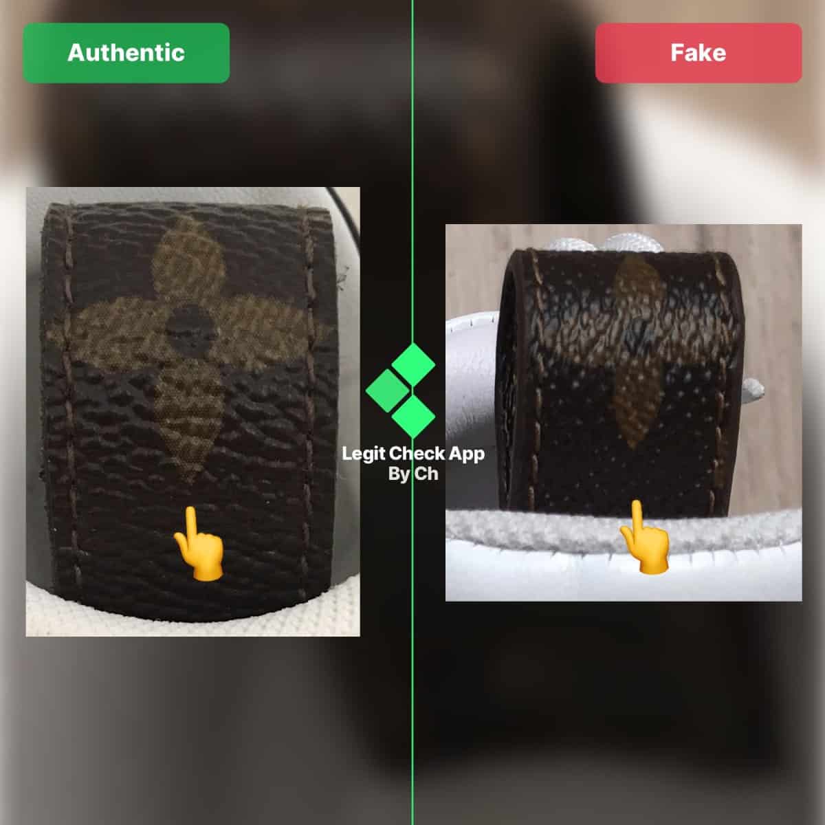 Louis Vuitton Archlight fake vs real