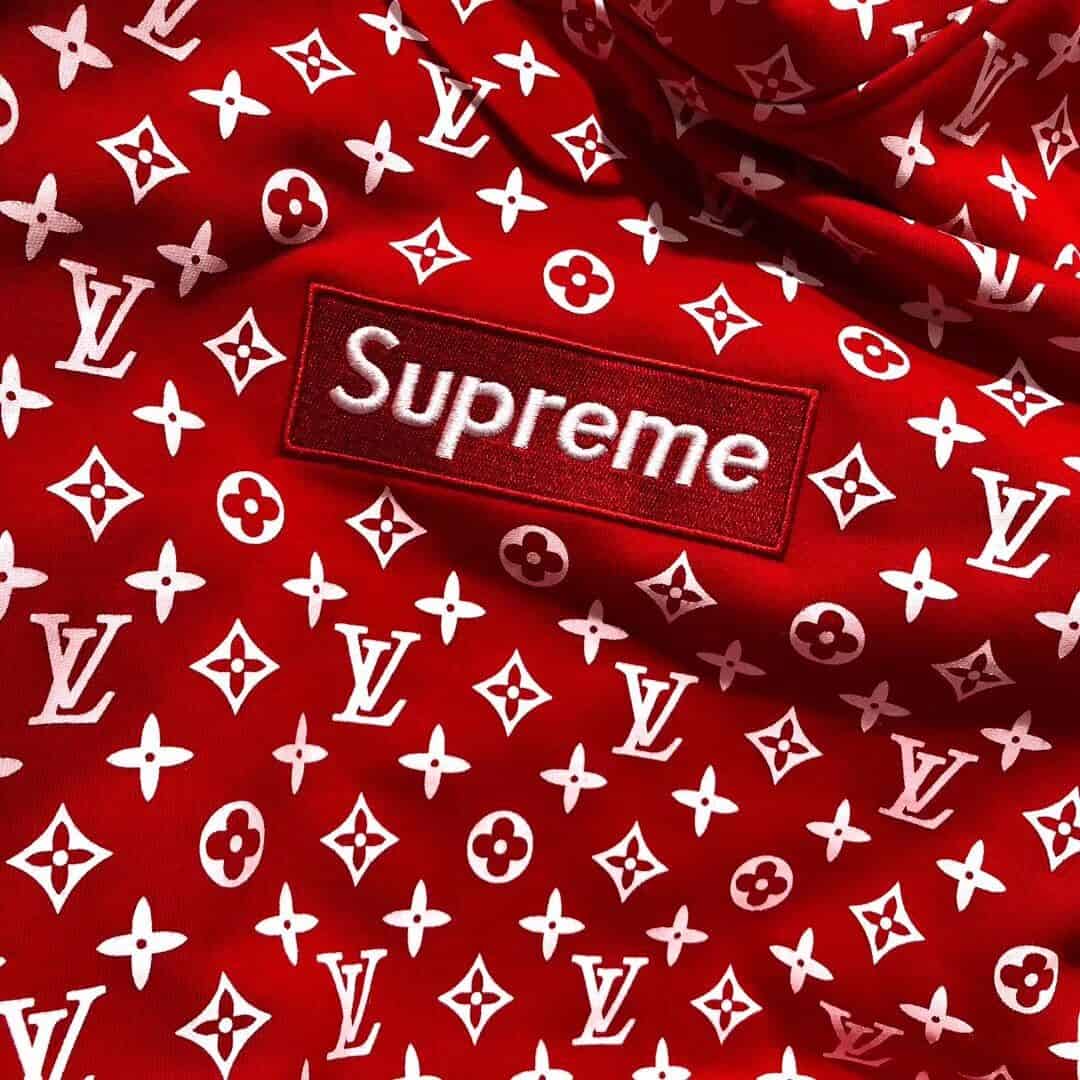 lv supreme hoodie fake