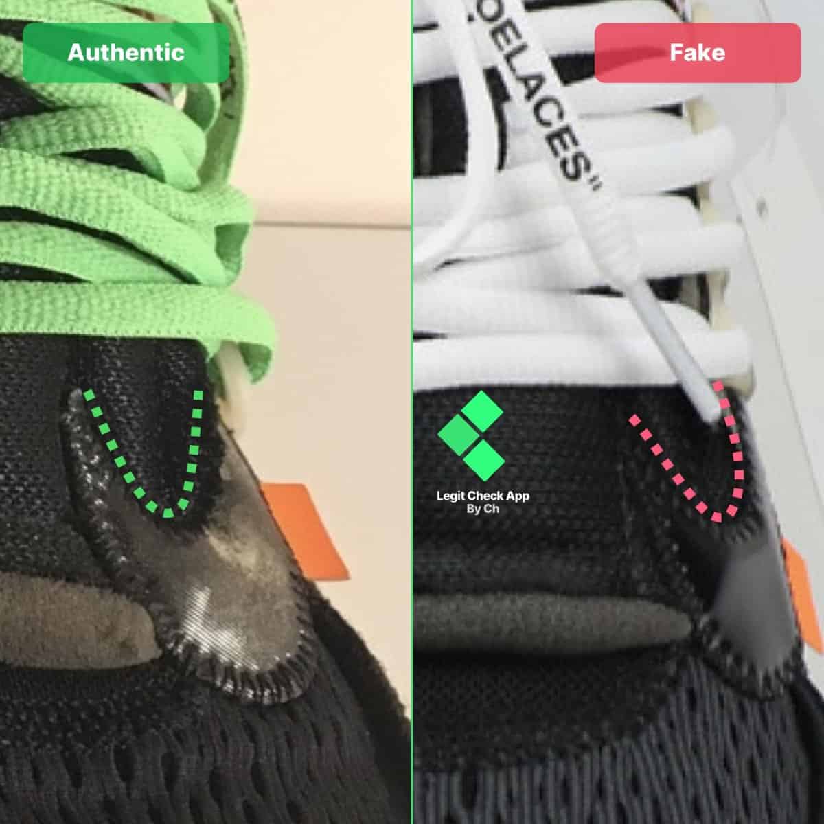 how to authenticate off-white presto by swoosh shape