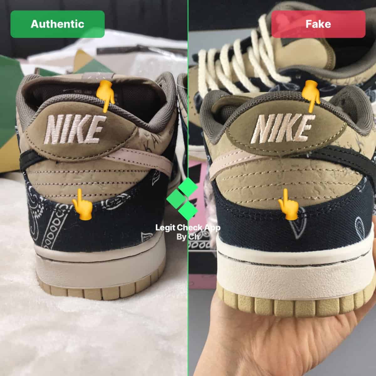 nike dunks fake