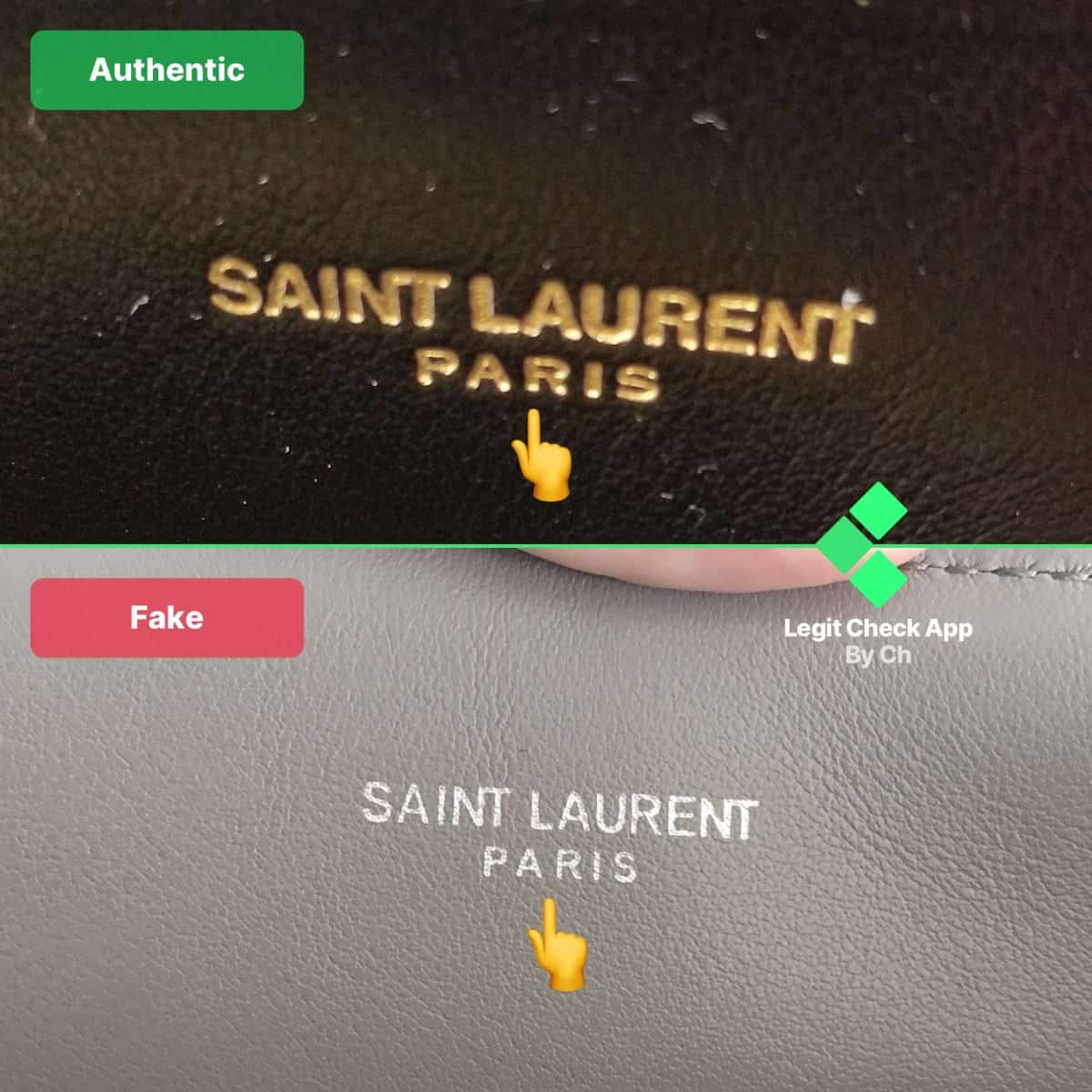how to spot fake yves saint laurent Loulou