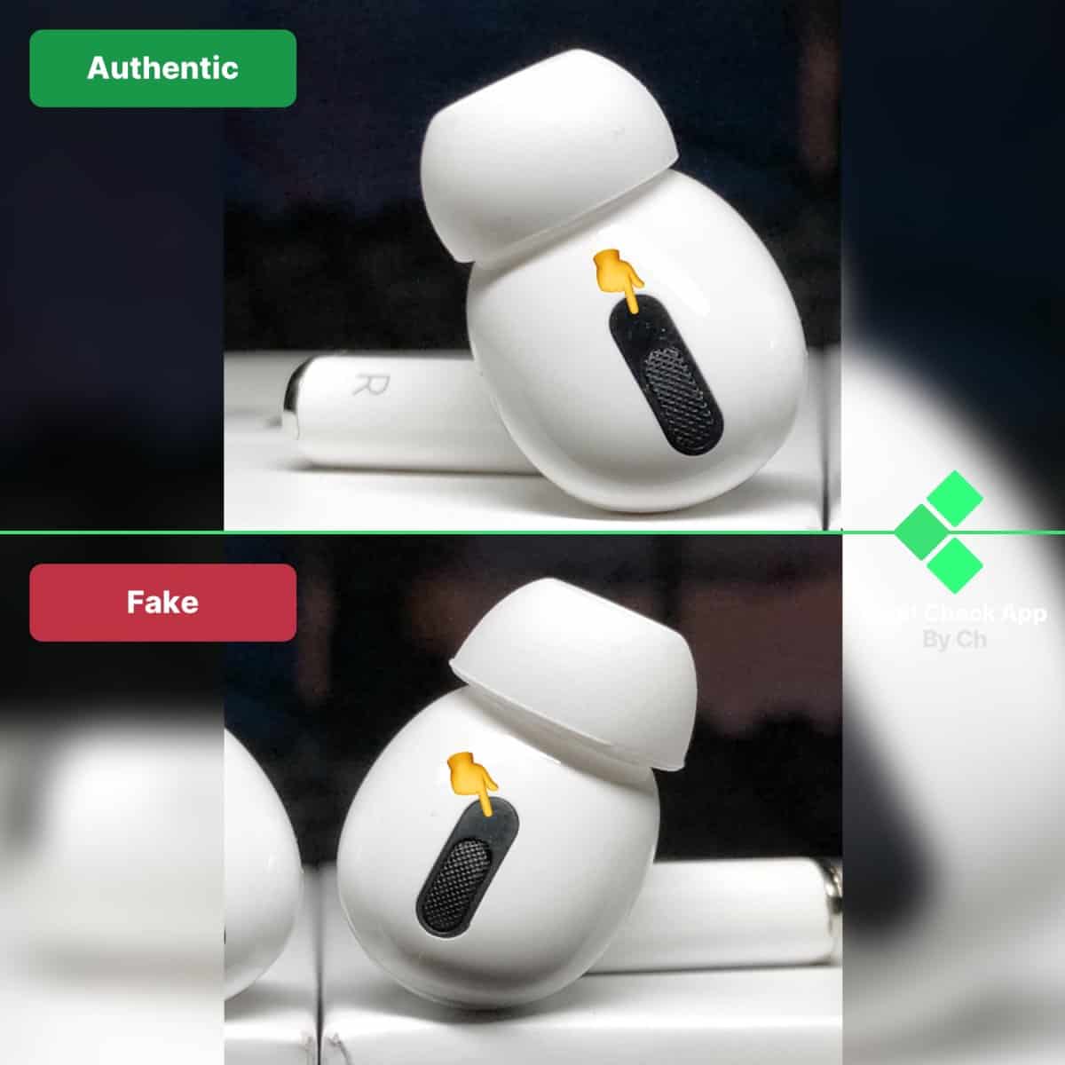 fake vs real apple airpods pro