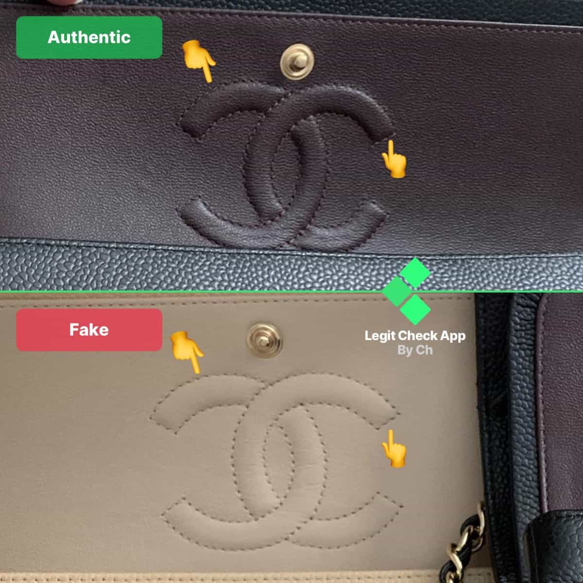 how to tell fake chanel classic flap bag