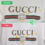 How To Tell Fake Gucci T-Shirts - Real Vs Fake Gucci Belt Tee - Legit ...