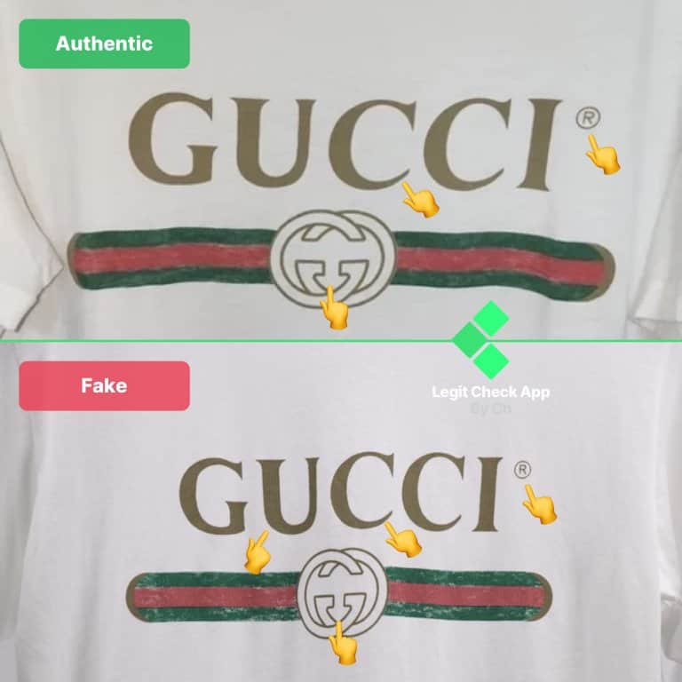 Gucci T-Shirt: How To Know If It's FAKE or REAL