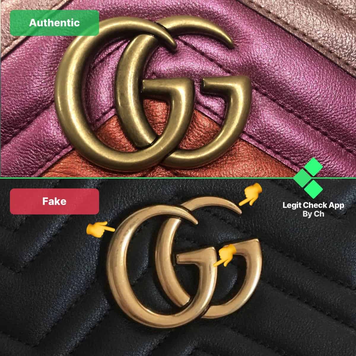 fals vs real Gucci camera Mini bag