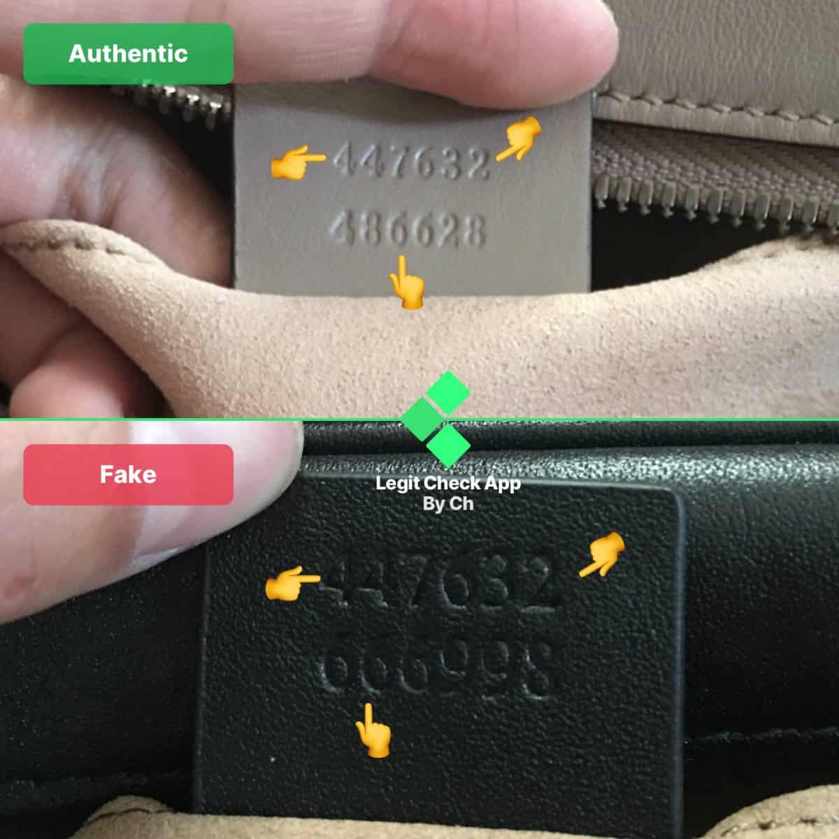 как распознать поддельные сумки Gucci