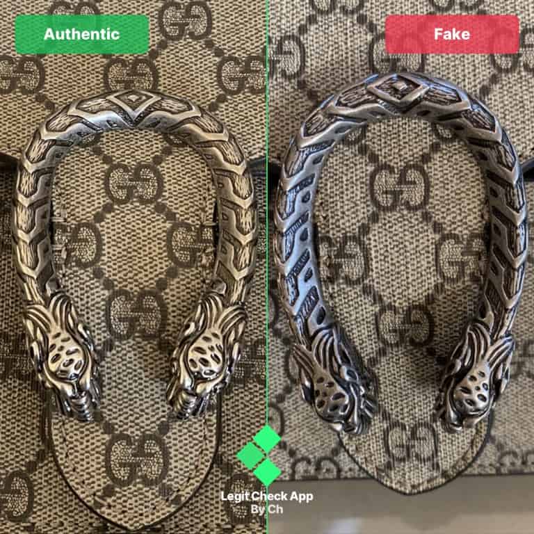 Real Vs  Fake  Gucci  Dionysus  GG Supreme Shoulder Bags 