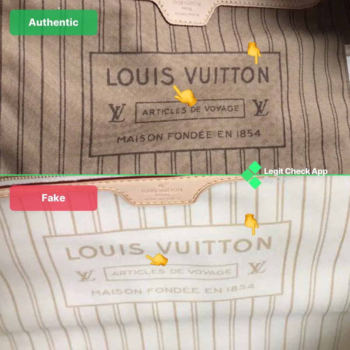 Louis Vuitton Neverfull Authentication: Real Vs Fake (2024)