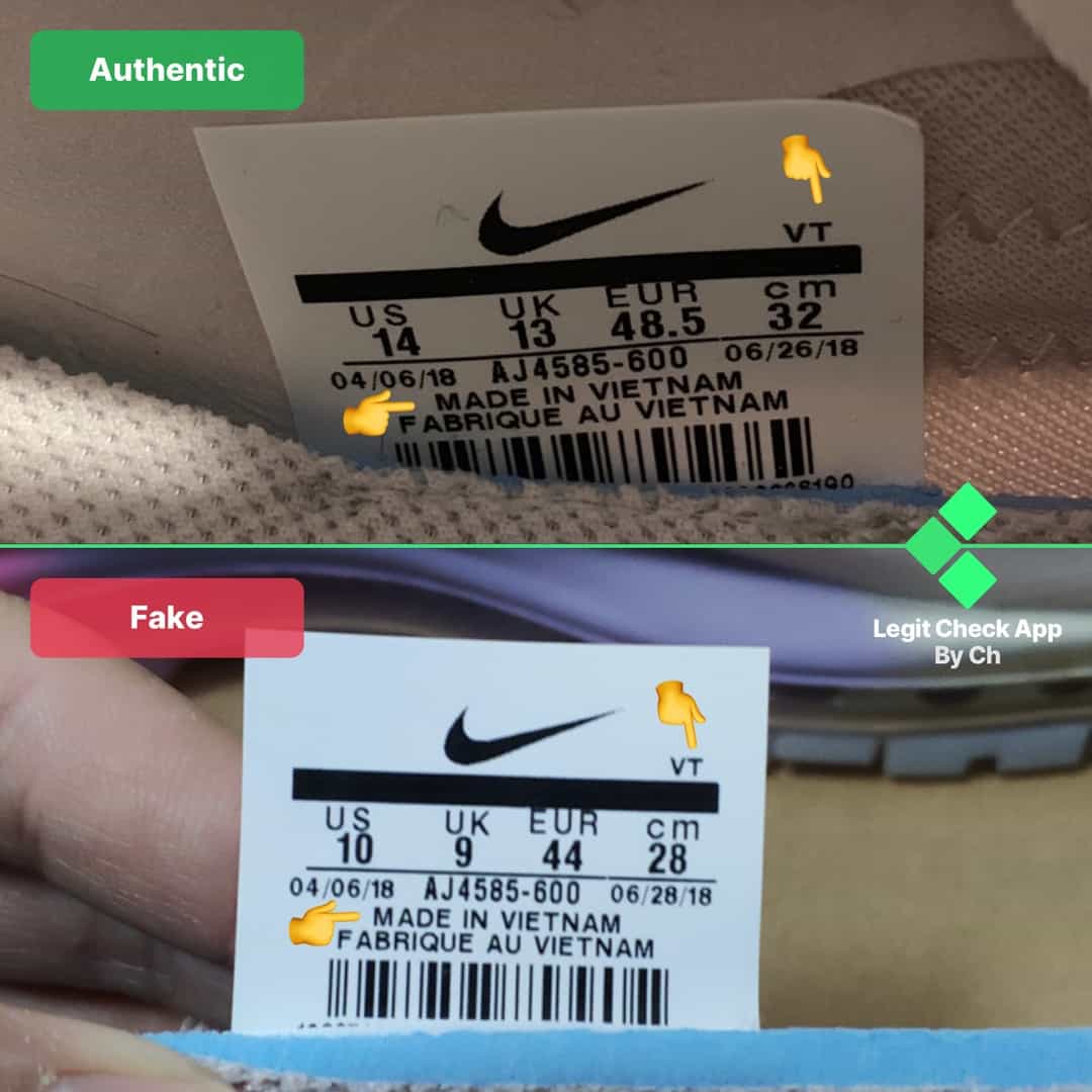 Air Max 97 Off-White Serena Williams: Real VS Fake