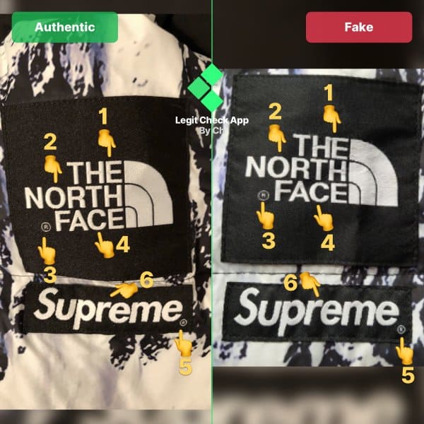 Supreme x The North Face Mountain Jacket: Real Vs Fake