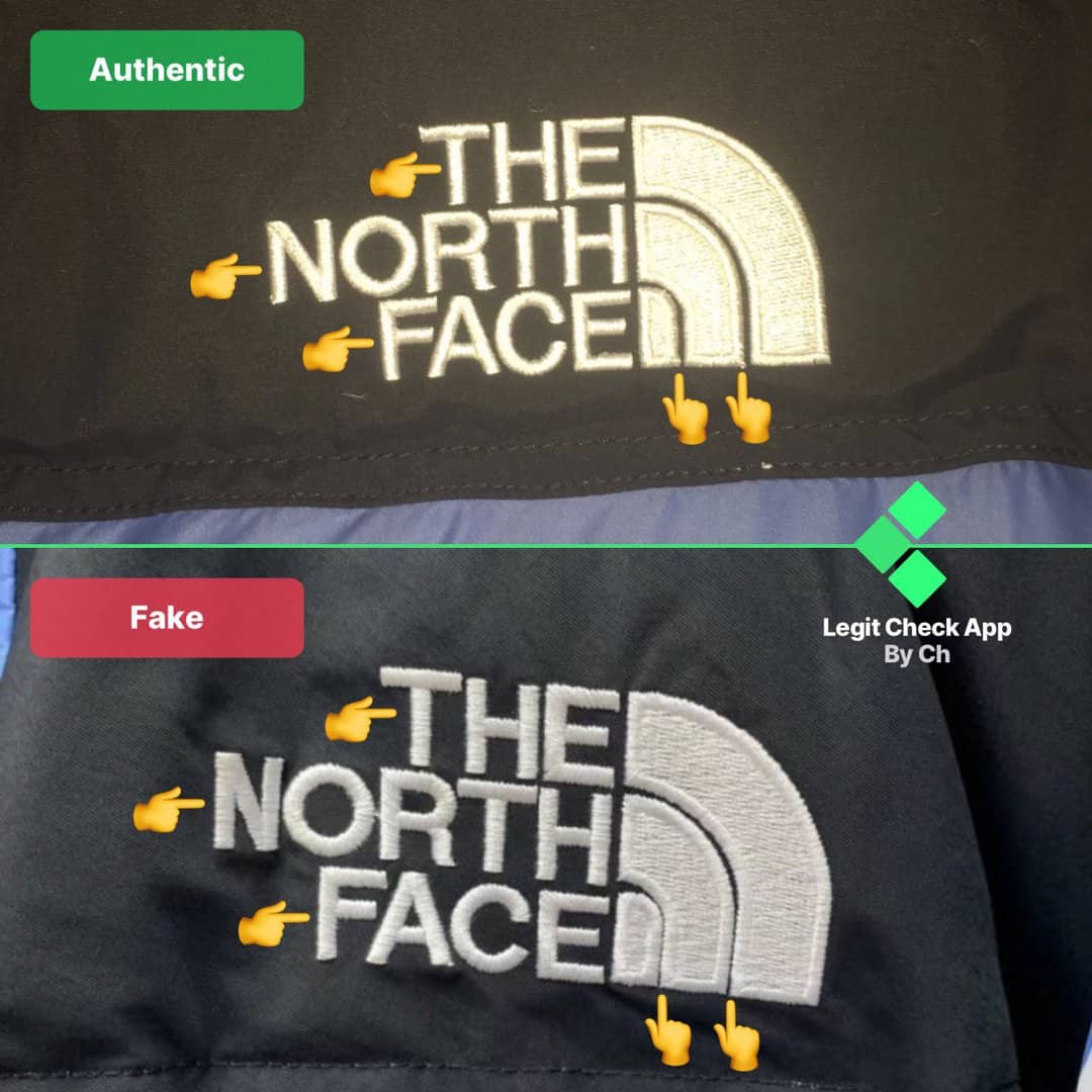 how to spot fake supreme tnf jackets