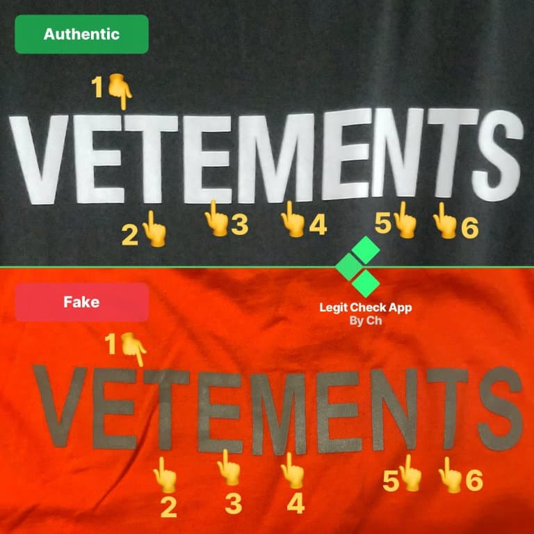 Real Vs Fake Vetements STAFF Reflective T-Shirt - Legit Check By Ch