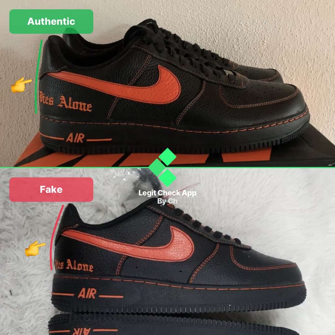 How To Spot Fake Air Force 1 x Vlone - Legit Check By Ch