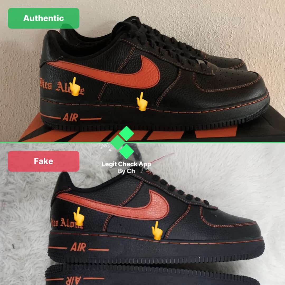 Vlone Air Force 1 Replica Vs Original (How To Tell Fakes)