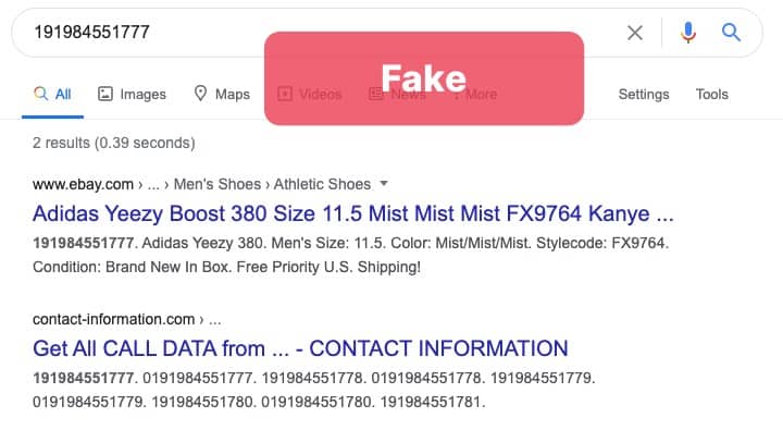 fake yeezy boost 380 mist barcode