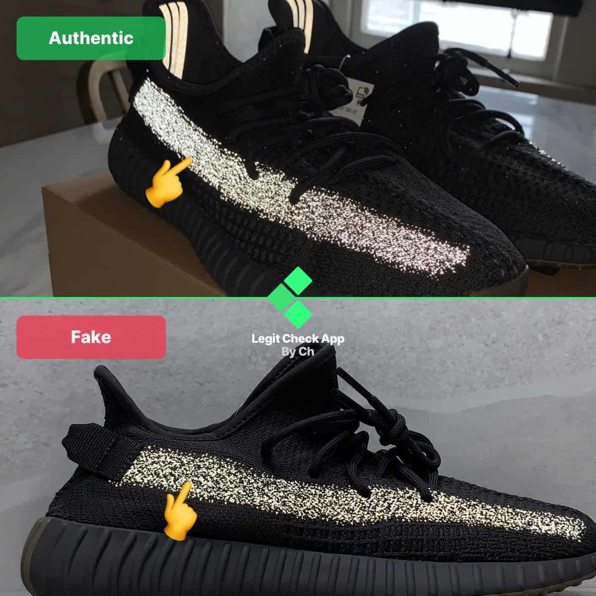 how to spot fake yeezy cinder