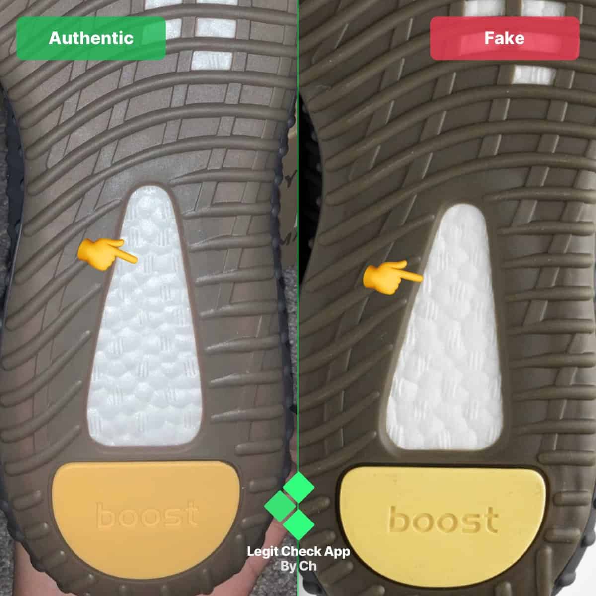  Fake  VS  Real Yeezy Boost 350 V2 Cinder Reflective And Non 