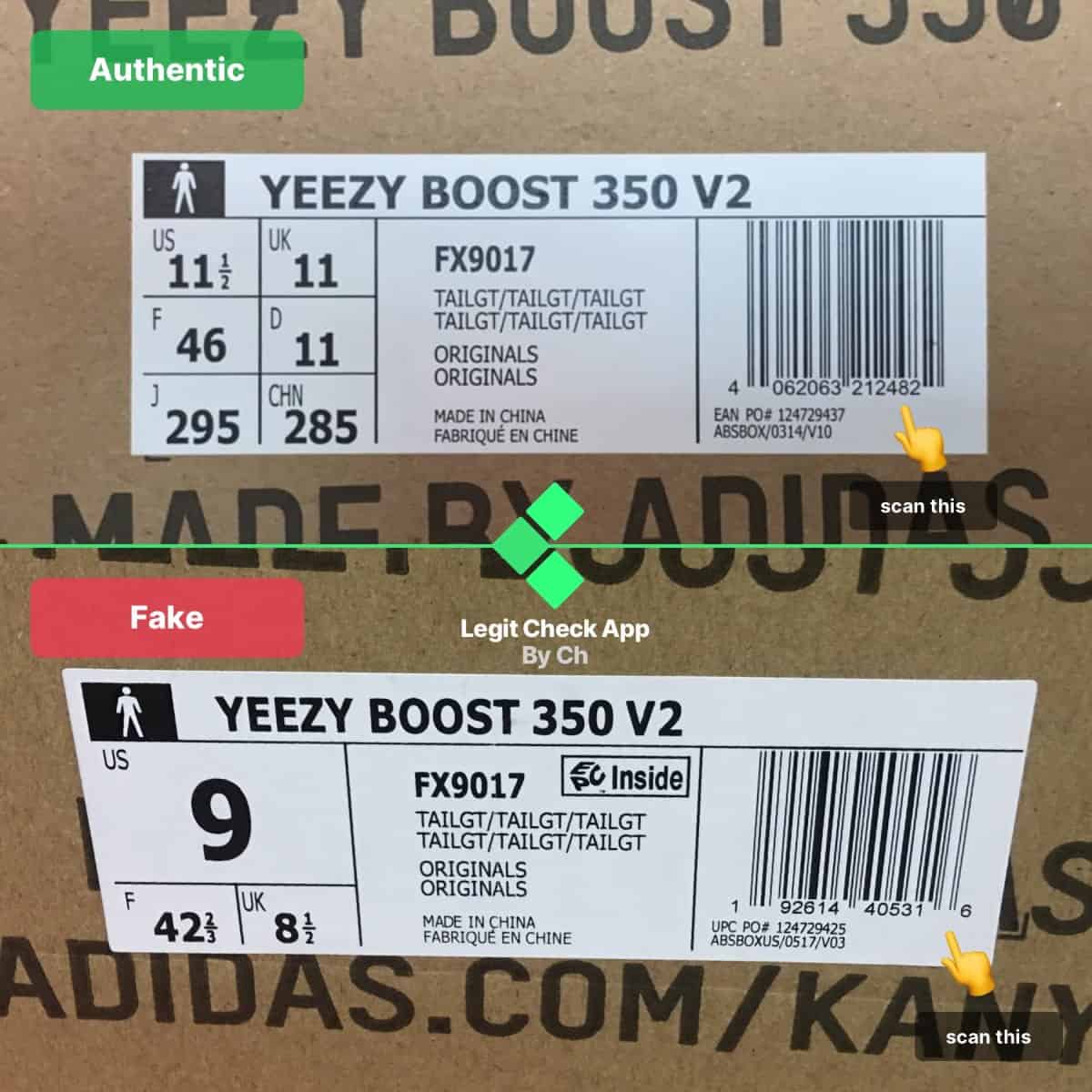 How To Spot Fake Yeezy Boost 350 V2 Tail Light Legit Check By Ch