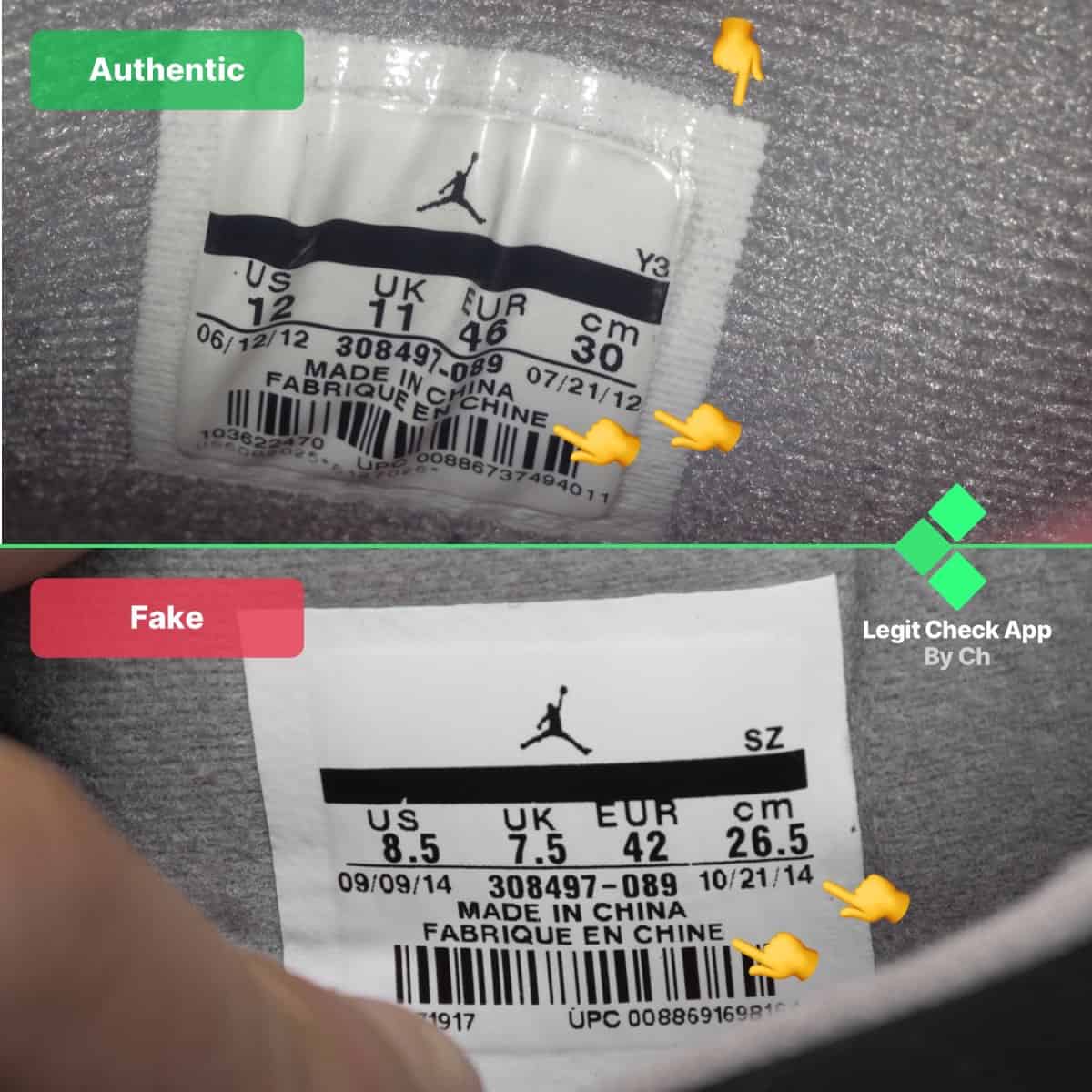 How To Spot Fake Air Jordan 4 - Real Vs 