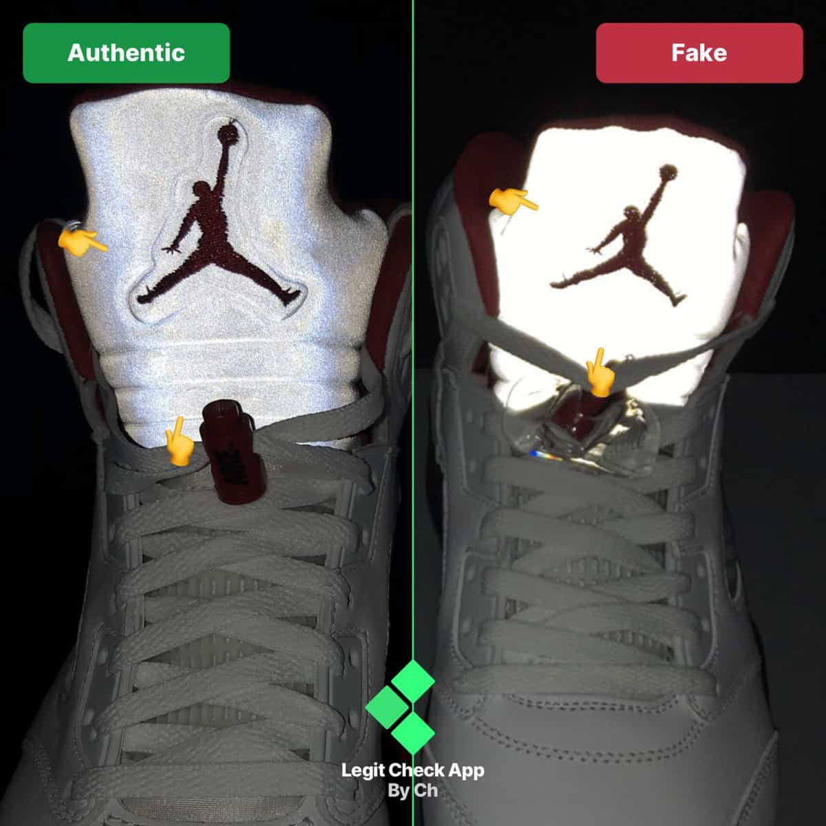 How To Tell If Jordan 5 Are Fake (2024) - Legit Check