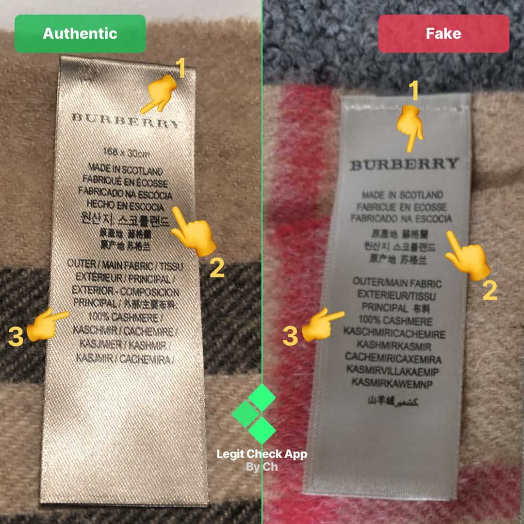 Authentic or Fake? Burberry Scarf GUIDE (2024)