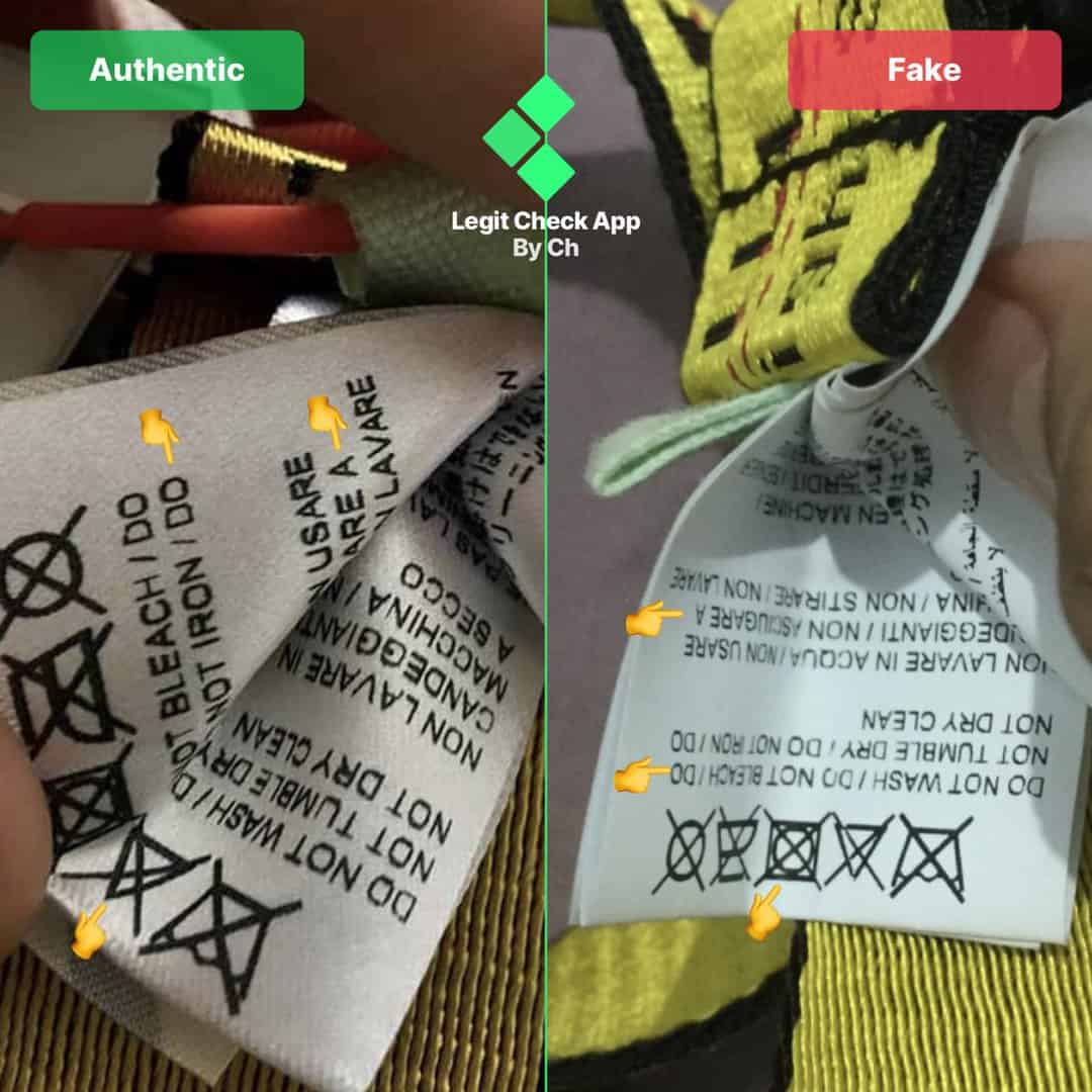 how to legit check off-white belts