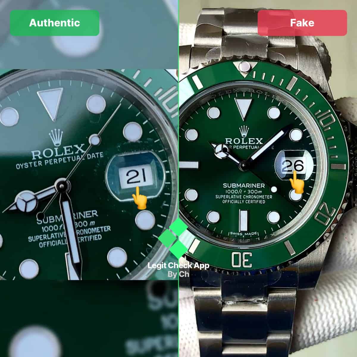 how to authenticate rolex hulk