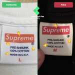 How To Spot Fake Supreme Box Logo T-Shirts - Real Vs Fake Supreme Bogo ...