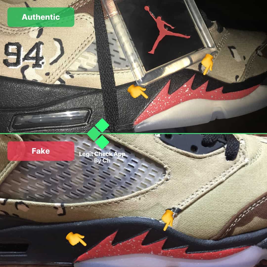 Jordan 5 Supreme Camo Real Vs Fake (Expert Guide)