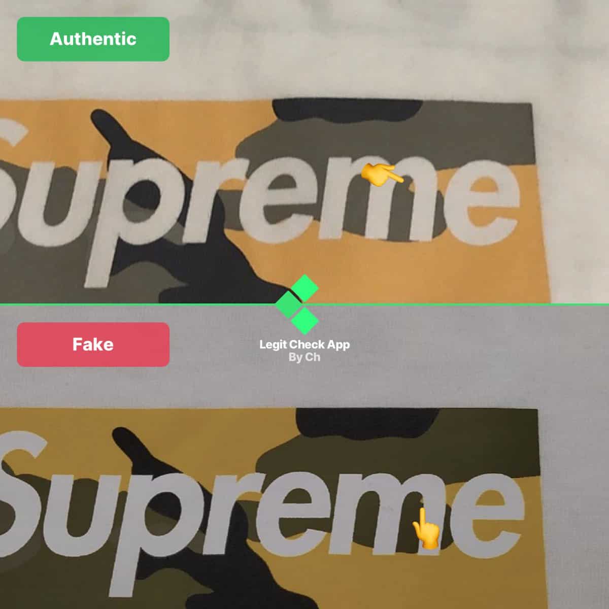 fake vs real supreme brooklyn box logo tee