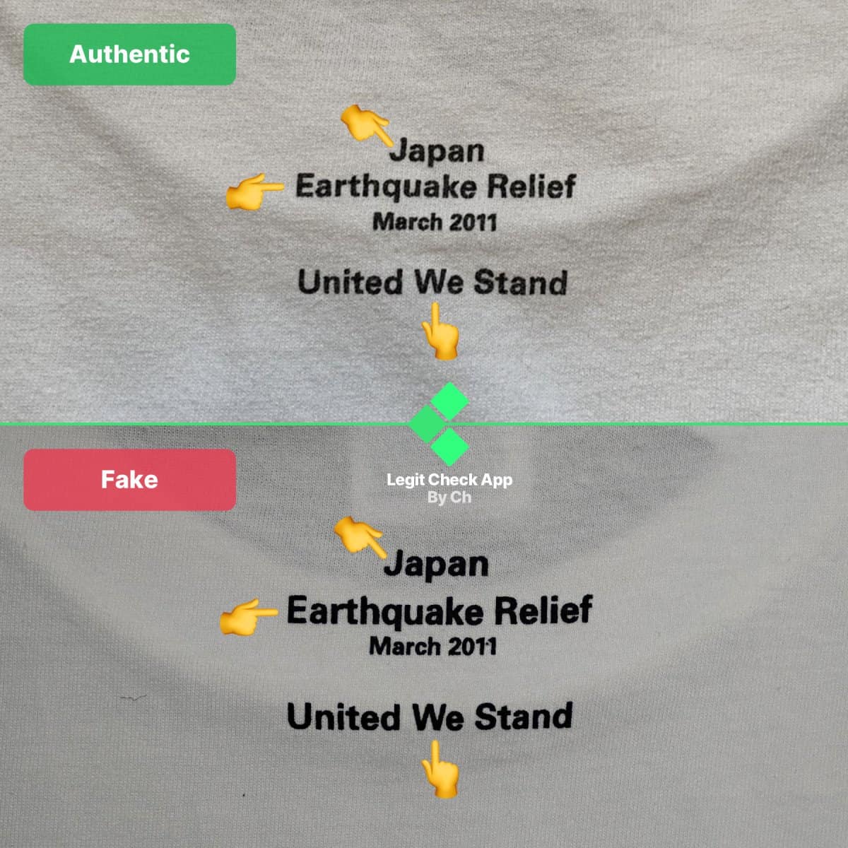 supreme japan relief box logo tee fake vs real