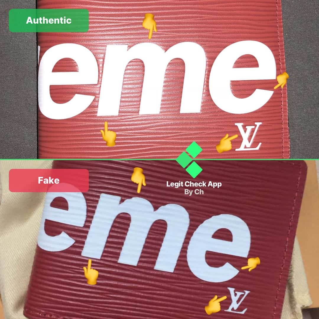 supreme wallet fake