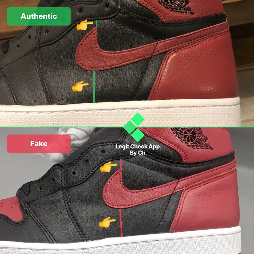 How To Spot Fake Air Jordan 1 Bred Banned - Legit Check By Ch