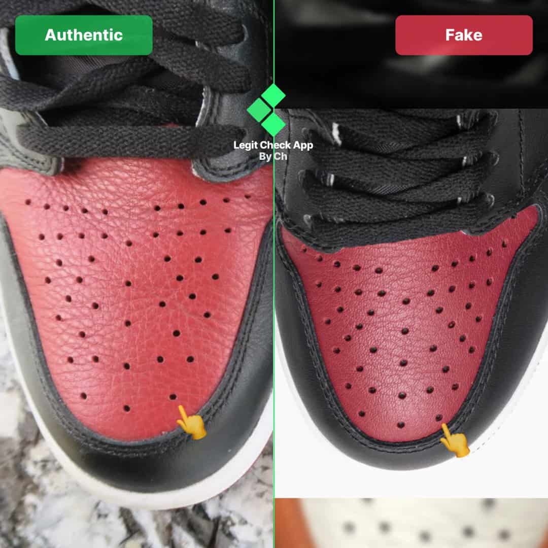 how to spot fake aj1 bred