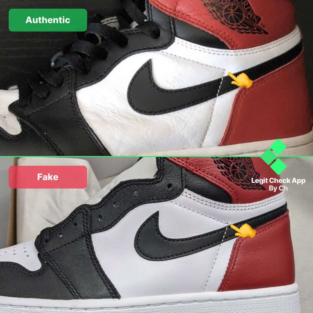 How To Spot Fake Air Jordan 1 High Black Toe